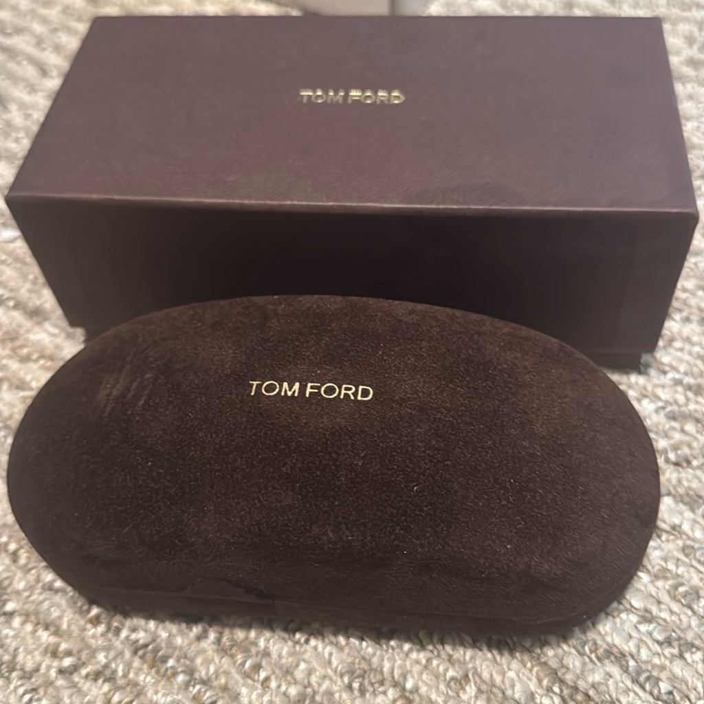 Brown Tom Ford Hard Sunglass Case